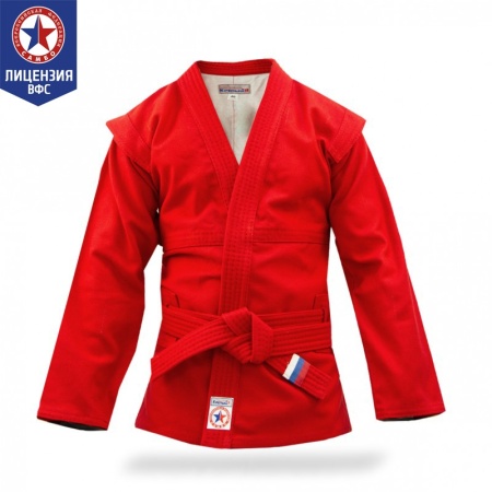 Купить Куртка для самбо "Атака" ВФС (подкладка, пояс)  р 36-48 в Суворове 